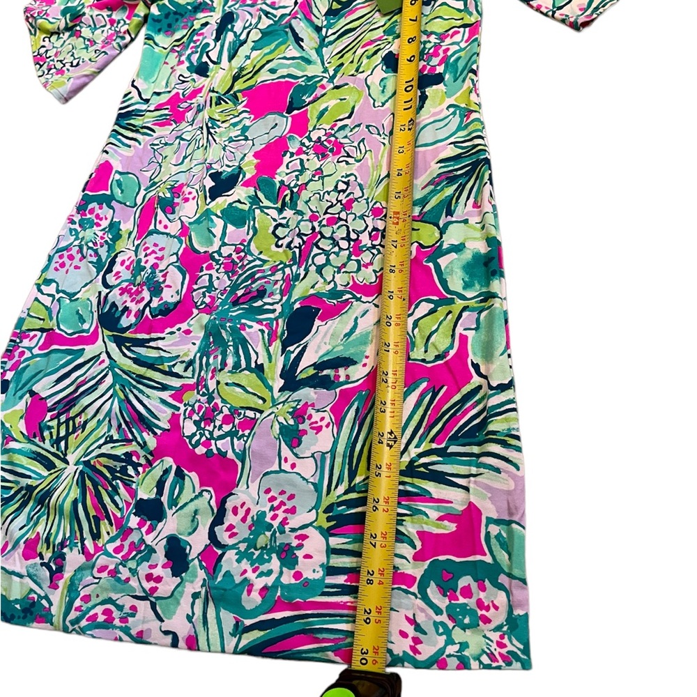 NWT Lilly Pulitzer Small Fawcett Off The Shoulder Dress in Early Bloomer - Picture 8 of 16